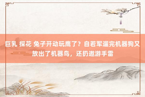 巨乳 探花 兔子开动玩鹰了？自若军遛完机器狗又放出了机器鸟，还扔遨游手雷