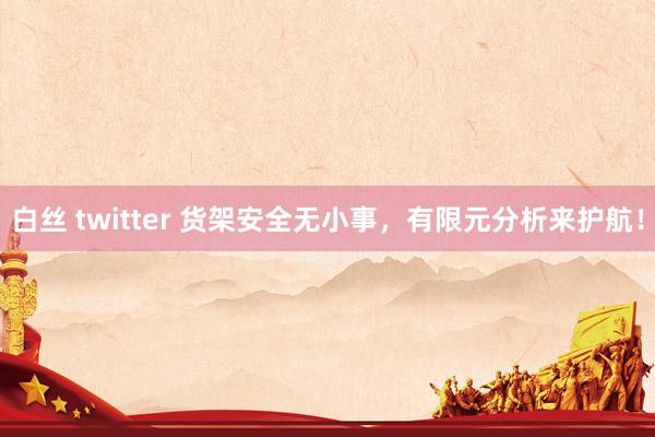 白丝 twitter 货架安全无小事，有限元分析来护航！