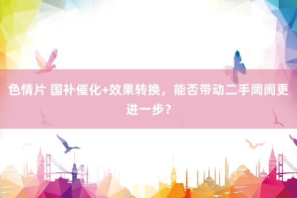 色情片 国补催化+效果转换，能否带动二手阛阓更进一步？